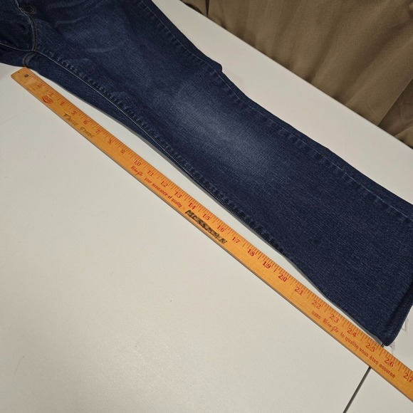 Old Navy Jeans Womens 8 Short (Fits 31x25.5) Blue Bootcut Mid Rise Denim Y2K - Picture 13 of 15
